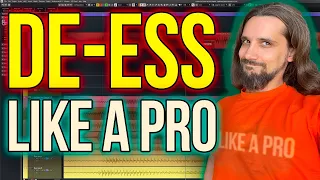 De-ess Like A Pro and FAST with this AWESOME Cubase Hack! #deess #cubase