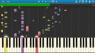 Deep Purple - Hush - Piano / Organ Tutorial - Synthesia Cover