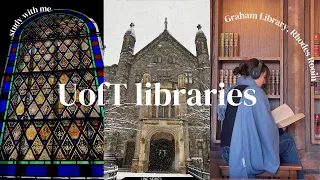 uoft libraries📖👩🏻‍💻🌷| study with me☺️