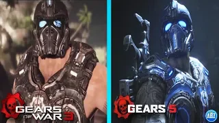 Gears of War CLAYTON CARMINE Evolution (Gears 3 to Gears 5)