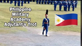 PMA CADET OFFICER EXECUTES THE FAMOUS ADJUTANT'S TROT
