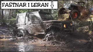 Claes kör fast i Lerhålet och Jeepen bara går och går || del 2 offroad livet