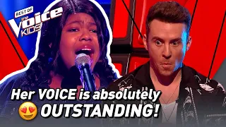 INSECURE GIRL shocks coaches with her UNIQUE VOICE in the Voice Kids! 😱❤️ | The Voice Stage #65