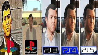 GTA5 ps1 vs ps2 vs ps3 vs ps4 vs ps5 graphics