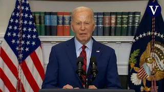 Biden condemns “violence” in protests and says they will not change their support for Israel