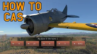 HOW TO CLOSE AIR SUPPORT IN WAR THUNDER - F2A-1 Buffalo - OddBawZ