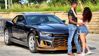 SHE'S NOT A GOLD DIGGER PRANK PART 79 TREISHONTV