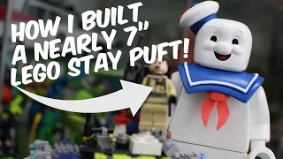 How I built a nearly 7" LEGO Stay Puft Marshmallow Man!