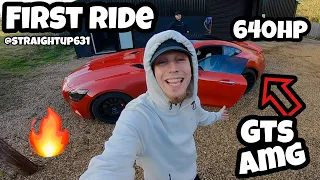 First Ride Ever In A Mercedes GTS *640HP*