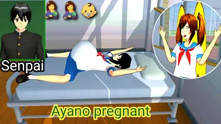 Senpai baby's father? ayano pregnant osana reactions sakura school simulator.
