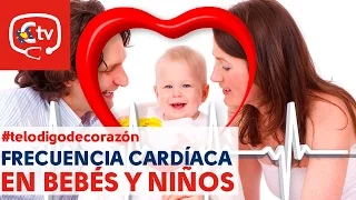 ¿Cuál es la frecuencia cardiaca normal de bebés y niños? #telodigodecorazón