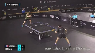 Felix Lebrun vs Lin Yun-Ju | MS | WTT Contender Doha 2022 (R32)