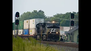 Norfolk Southern eastbound intermodal Waterloo Indiana August 1 2021