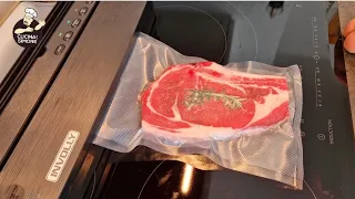 Bistecca perfetta a bassa temperatura con sottovuoto professionale INVOLLY