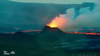 Iceland Volcano: The End Of The Left Cone, 04 06 24