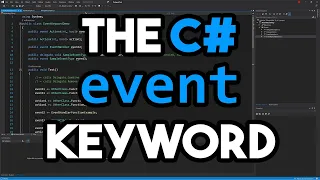 What does the event keyword in C# actually do?