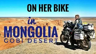 Motorcycle Adventure through Gobi Desert in Mongolia. EP 3
