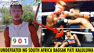 UNDEFEATED NG SOUTH AFRICA BAGSAK PATI KALULUWA SA SUNTOK NG PINOY