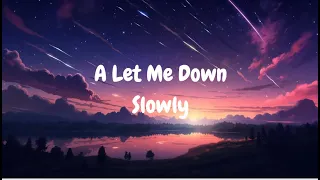Alec Benjamin - Let Me Down Slowly song