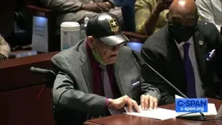 100-year-old Tulsa Race Massacre survivor Hughes Van Ellis testifies before Congress