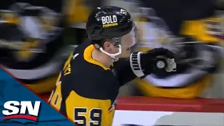 Bryan Rust And Jake Guentzel Score Two Goals In Nine Seconds For The Penguins