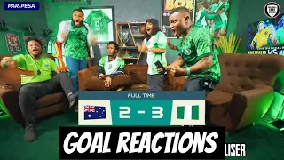 AUSTRALIA 2-3 NIGERIA - GOAL REACTIONS ( WATCHALONG HIGHLIGHTS) FIFA WOMEN'S WORLD CUP 2023