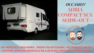 Cyril et Hedi de Camping-Car 69 présentent : occasion Adria Compact scs slide-out