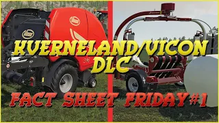 Kverneland & Vicon DLC: Fact Sheet Friday #1 | Farming Simulator 19