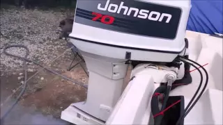 1993 Johnson 70 hp Outboard Motor #1 Not Started For 16-20 Years