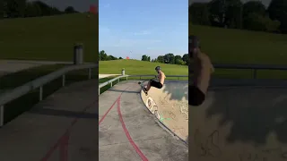 double backflip on 100% vertical ramp