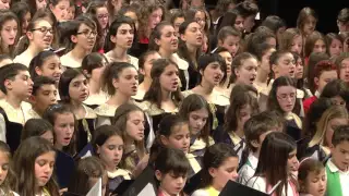 Little singers of Armenia performs Yerevan-Erebuni  during  5th Children Choir's Festival