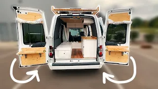 MICRO CAMPER | FULL TOUR!!! (2010 Ford Transit Connect)