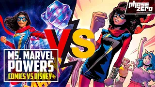 Ms. Marvel's Powers EXPLAINED: Comics VS MCU/Disney+