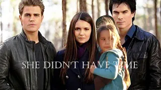 She didn't have time (Damon/Elena/Stefan/Isabella)