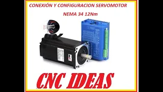 CONEXIÓN Y CONFIGURACION SERVOMOTOR NEMA 34 12Nm