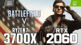Battlefield V on Ryzen 7 3700x + RTX 2060 1080p, 1440p benchmarks!