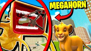 The MEGAHORN, a creature that EATS Siren Heads!! (HUGE)