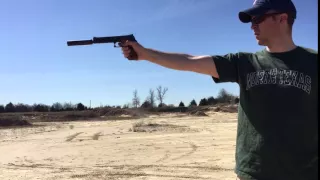 Suppressed Smith and Wesson 422