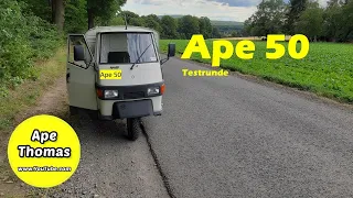 Ape 50 "Testfahrt mit der Ape 50"