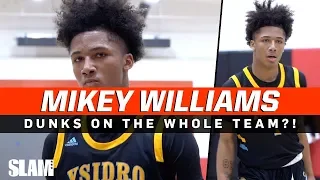 Mikey Williams dunks on the WHOLE TEAM?! 😱