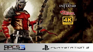 RPCS3 5-7623 PS3 - Dante's Inferno 4K - API Vulkan Res 3840x2160