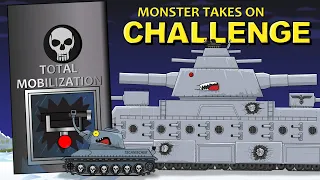 "Iron Monster takes on Challenge" Cartoons about tanks