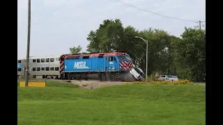 Metra train slams into car at Manhattan, IL plus other action