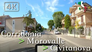 Scenic Drive (Marche), Italy [Corridonia ⩾ Morovalle ⩾ Civitanova Marche] July 2022 | 🌞