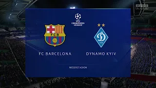 FIFA 22 - Barcelona vs Dynamo Kyiv - UEFA Champions League Fullmatch - Gameplay pc