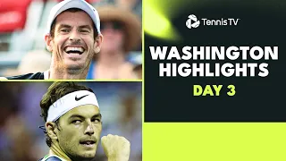 Monfils vs Bublik; Murray, Fritz Feature | Washington 2023 Day 3 Highlights