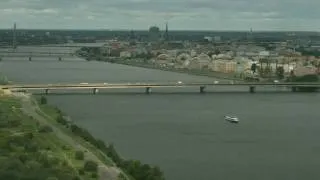 View of the City of Riga, Latvia from "Riga's Radio and Television Tower"