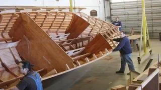 Amazing Time Lapse Wooden Big Boat Build Process - Awesome DIY Project Wooden Boat