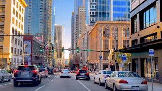 DOWNTOWN SEATTLE SUNSET 4K DRIVE