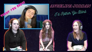 She Has A Old Soul | 3 Generation Reaction | Angelina Jordan | I'd Rather Go Blind